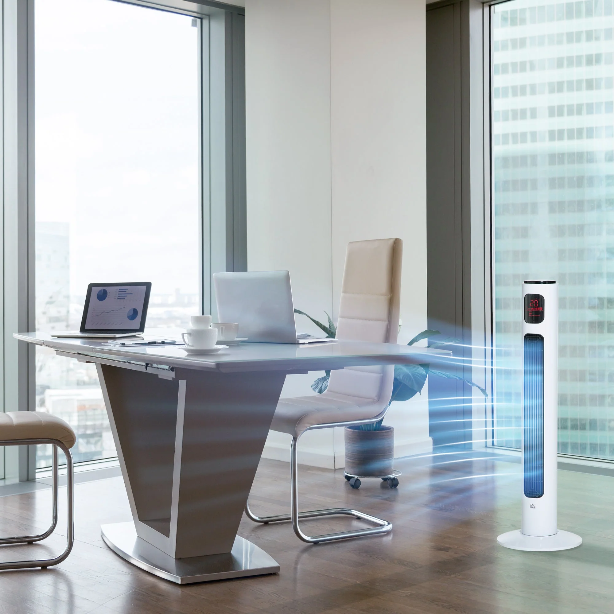 Homcom 38'' Freestanding Tower Fan - Image 8