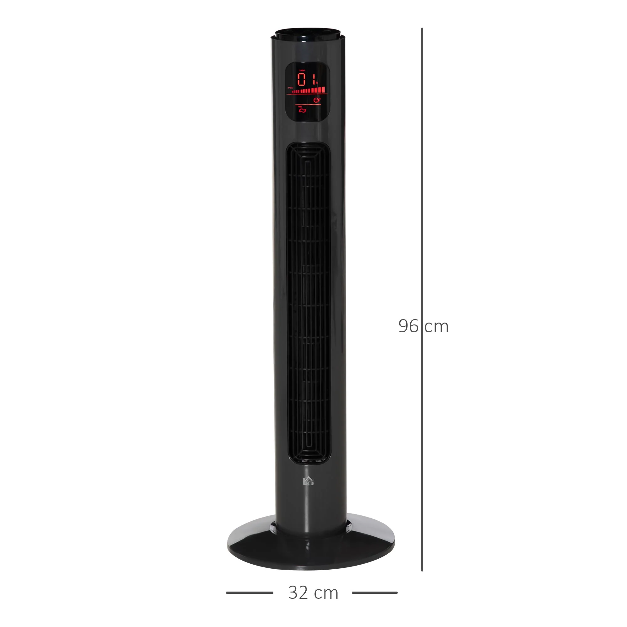 Homcom 38'' Freestanding Tower Fan - Image 3