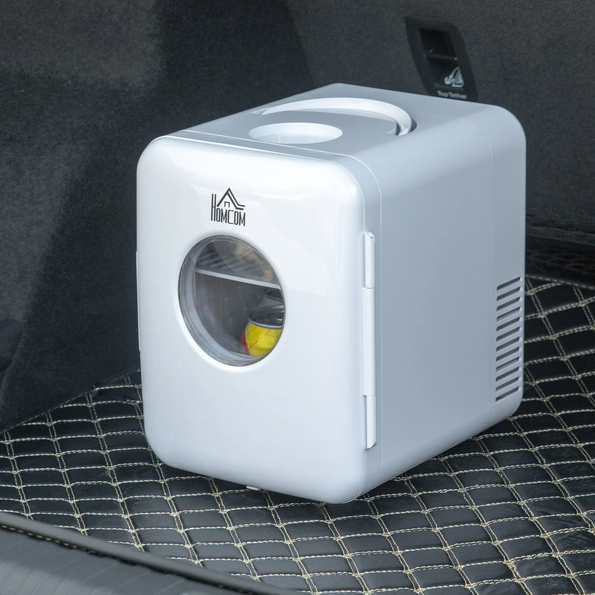 Homcom 4 L/6 Can Mini Fridge - Image 2