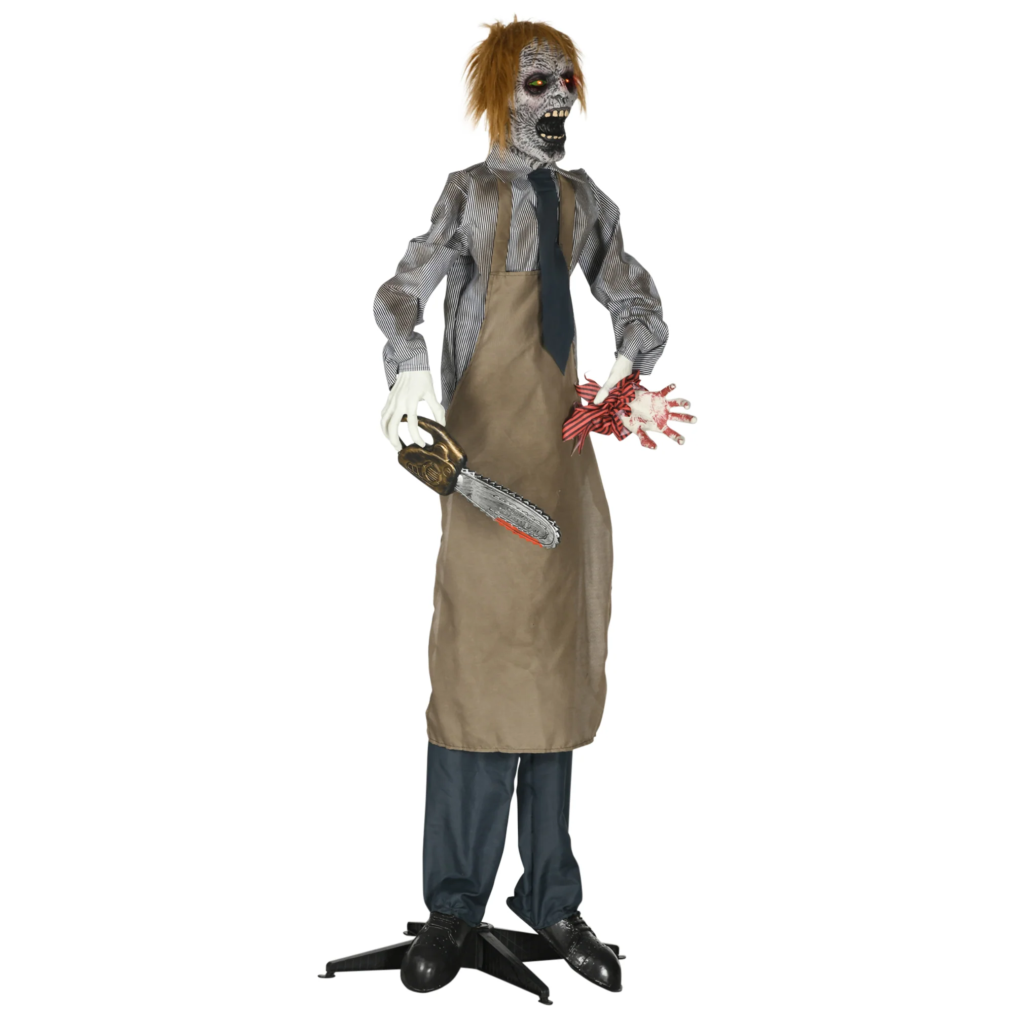 Animated Chainsaw Killer Halloween Decoration - 170cm - Image 10
