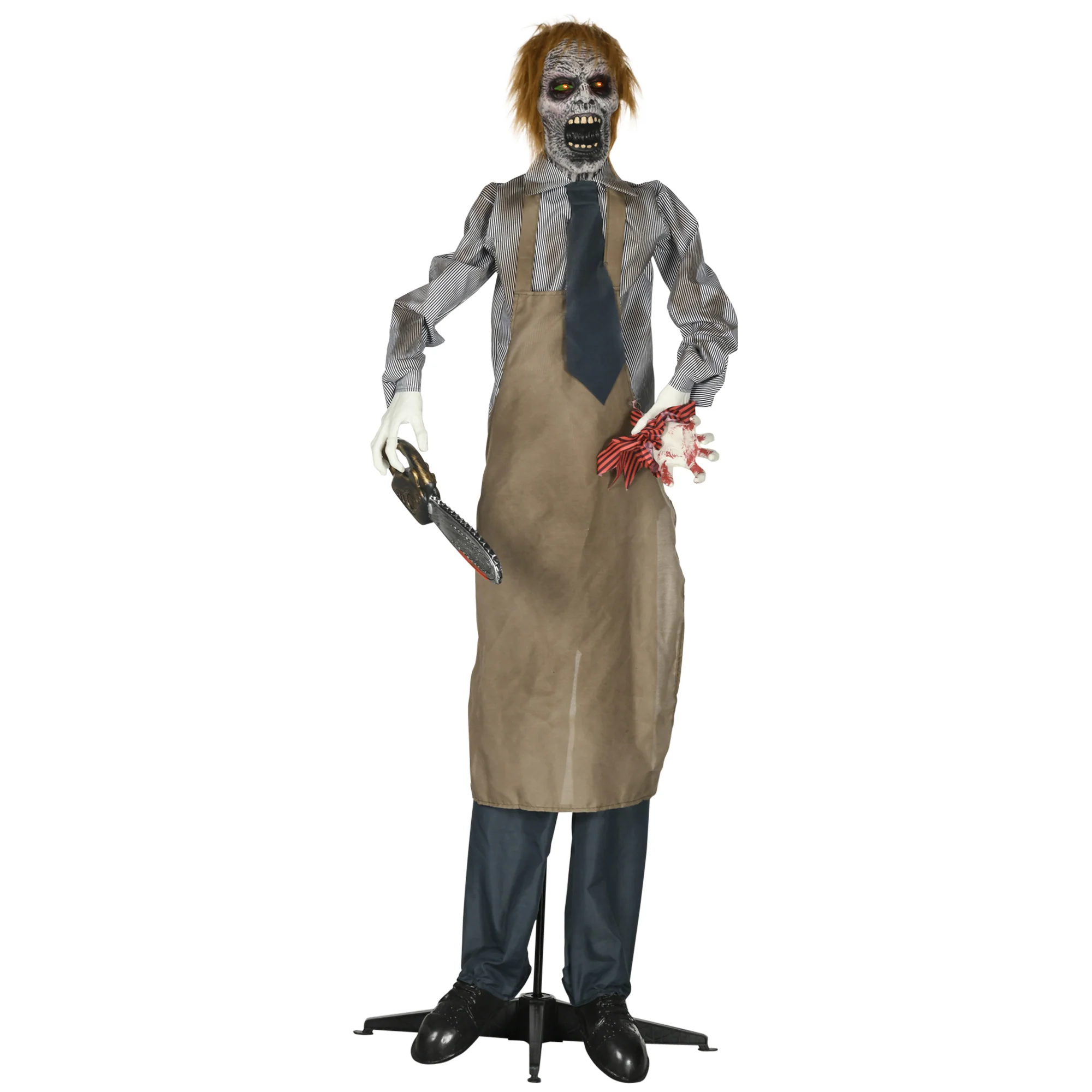 Animated Chainsaw Killer Halloween Decoration - 170cm - Image 9