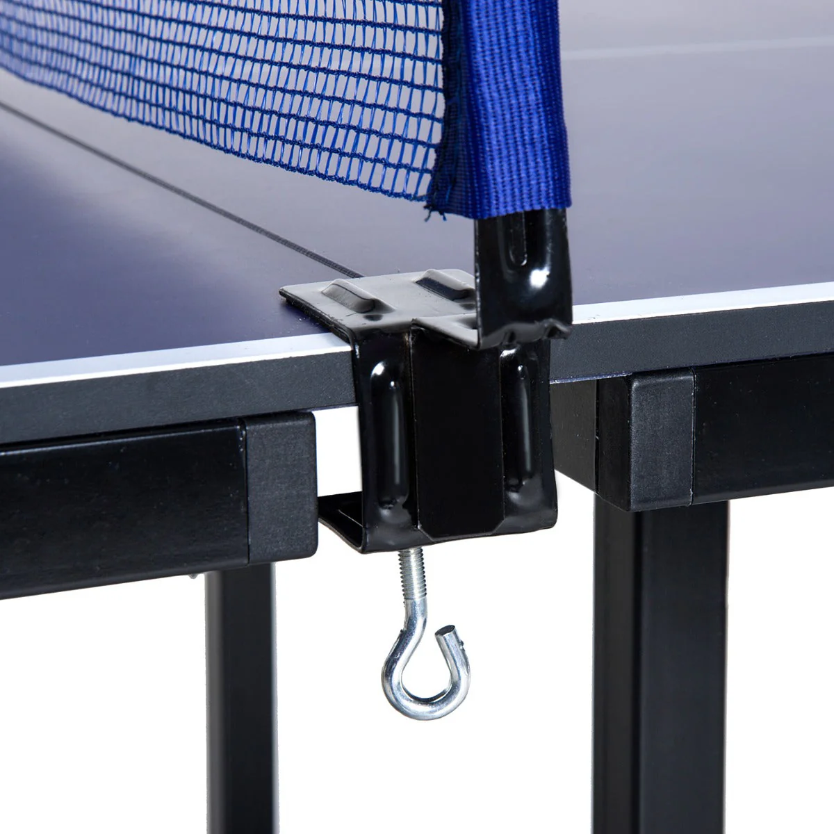 Homcom 6ft 182cm Mini Table Tennis Table Folding Ping Pong Table with Net Multi-Use Table for Indoor Outdoor Game - Image 9