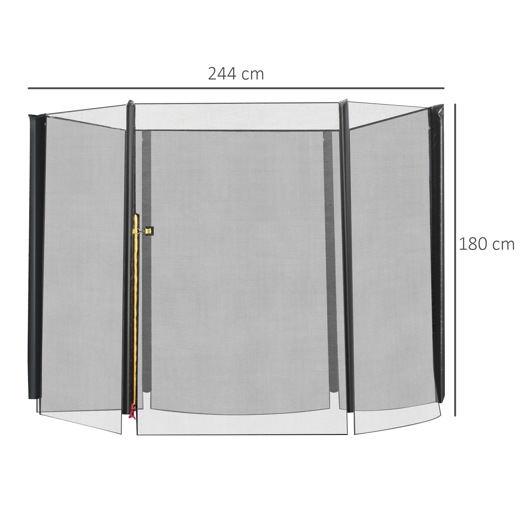 Homcom 8ft Trampoline Replacement Net - Image 3