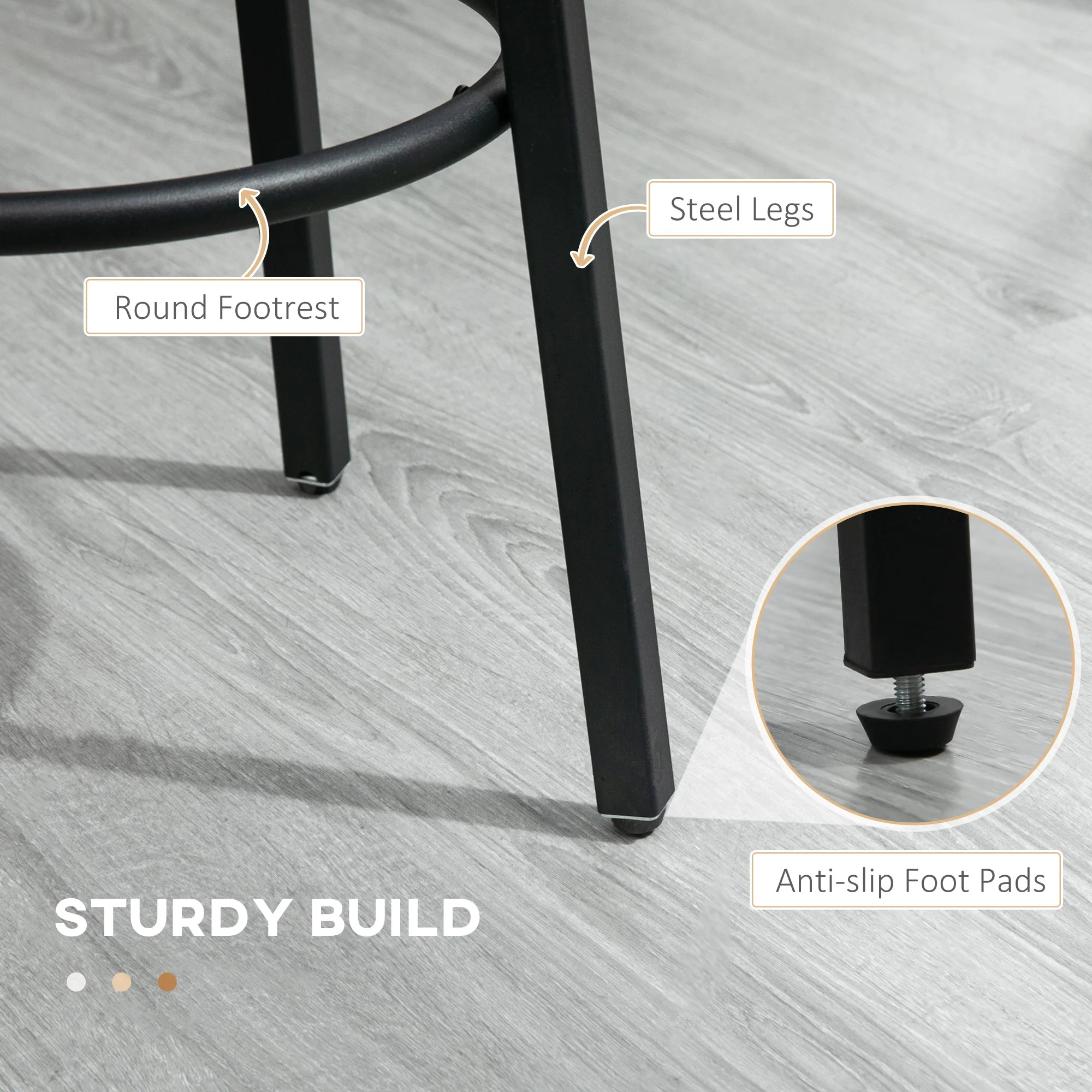 Homcom Bar Stools - Image 5
