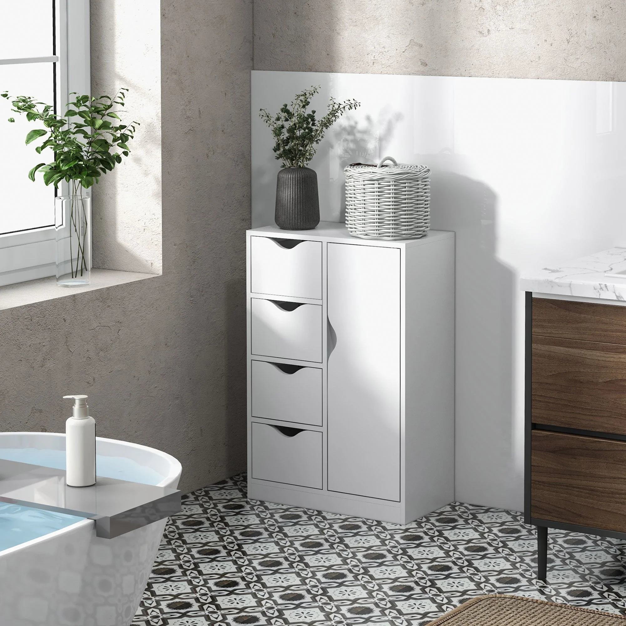Homcom Bathroom Cabinet - Image 2