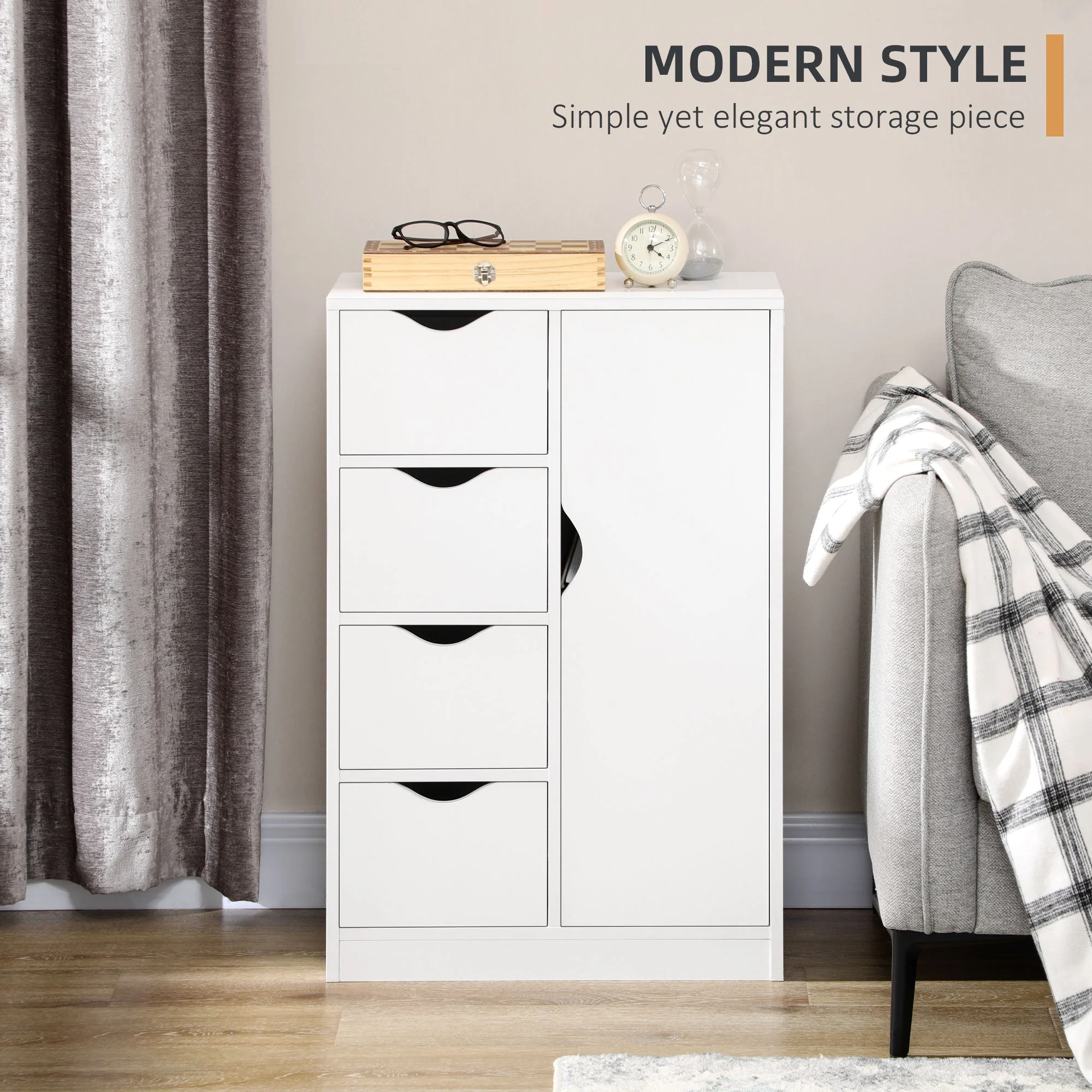 Homcom Bathroom Cabinet - Image 4