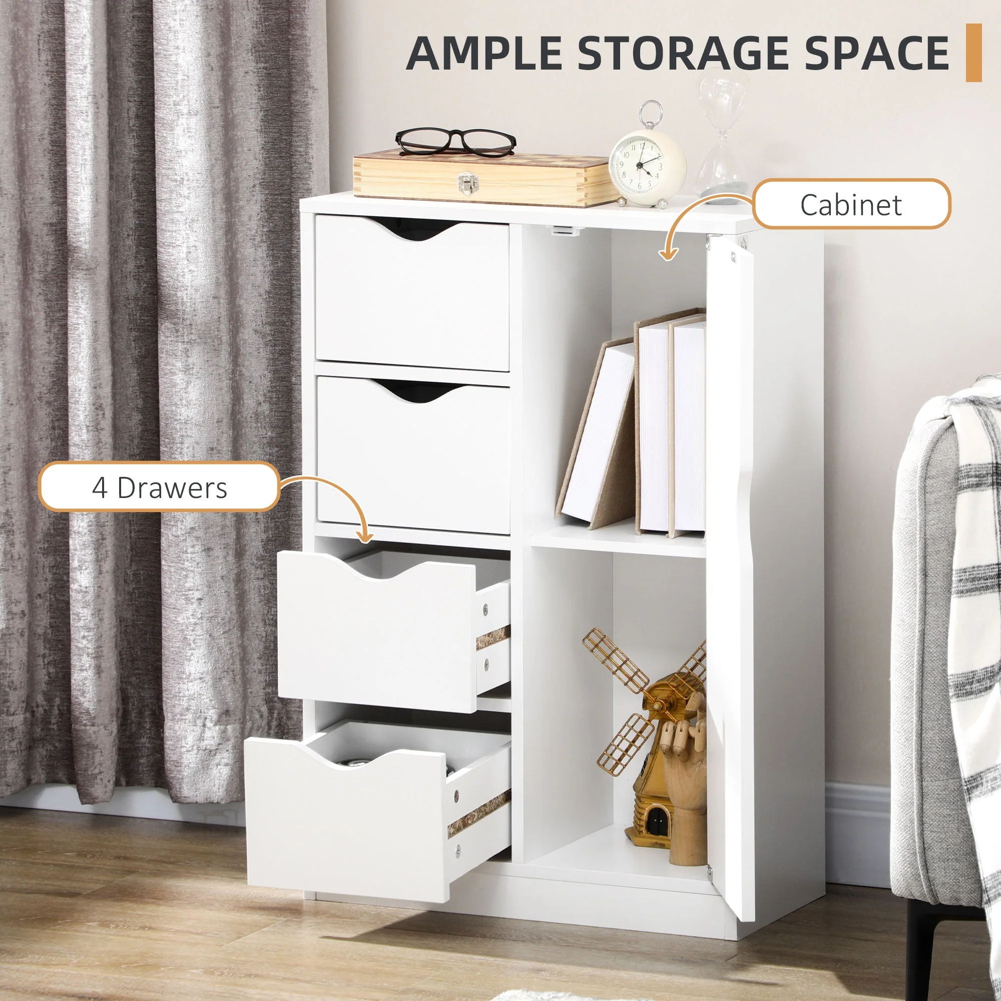 Homcom Bathroom Cabinet - Image 5