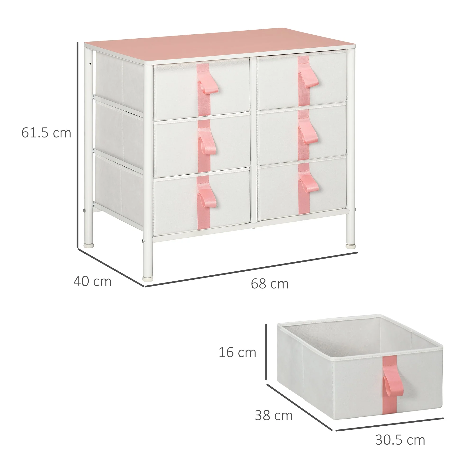 Homcom Chest Of Drawers - Image 3