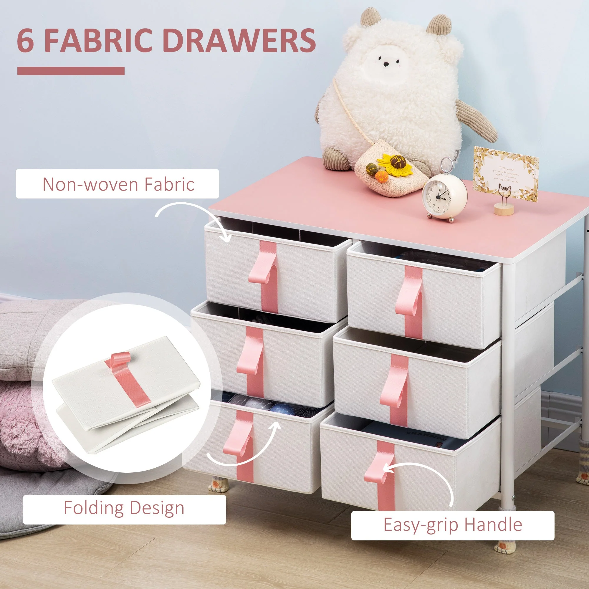 Homcom Chest Of Drawers - Image 4