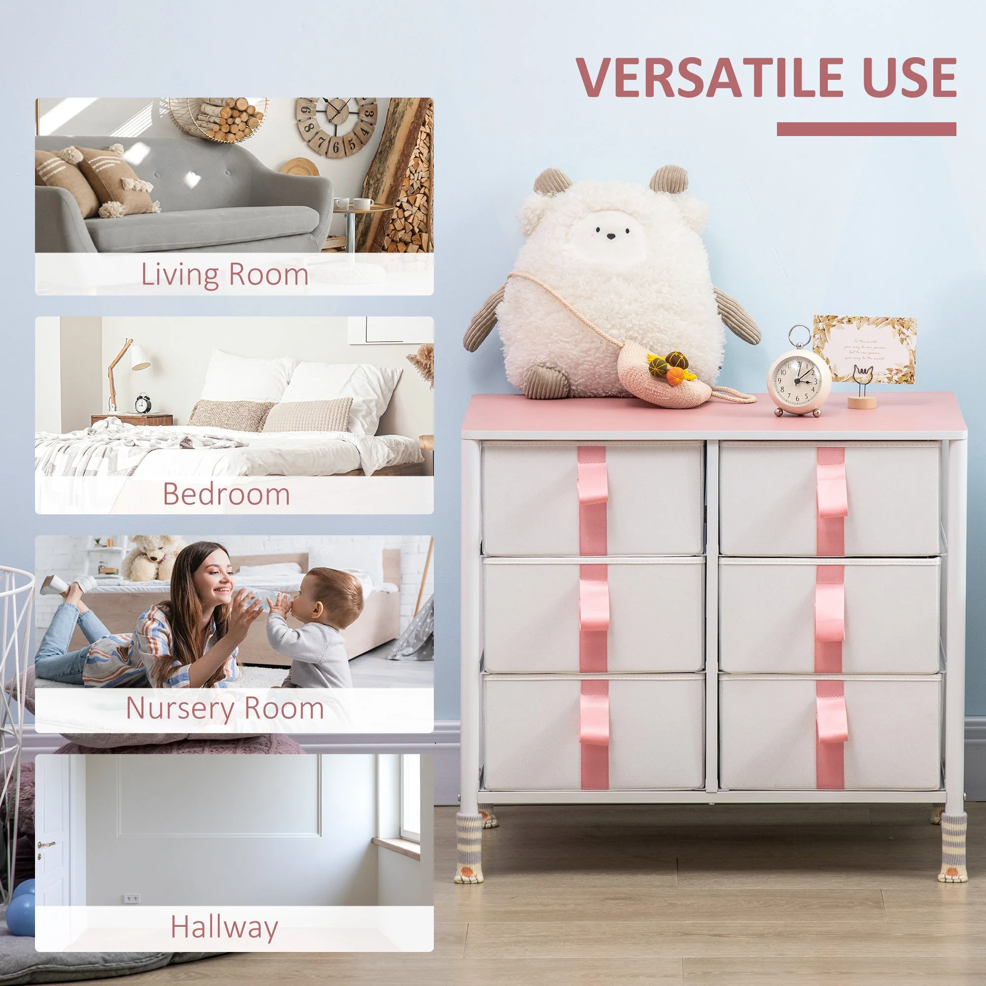 Homcom Chest Of Drawers - Image 6