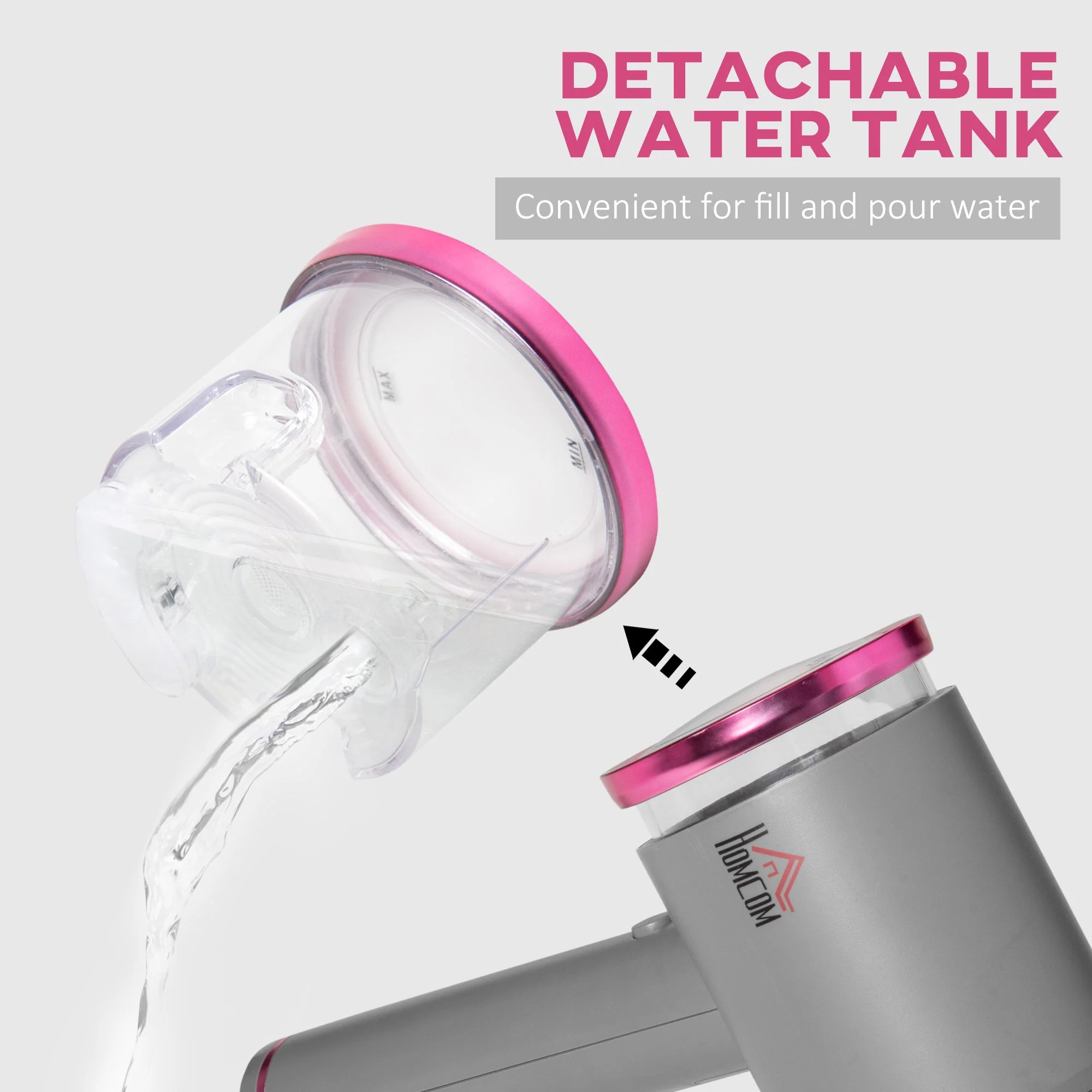Homcom Clothes Steamer - Image 4
