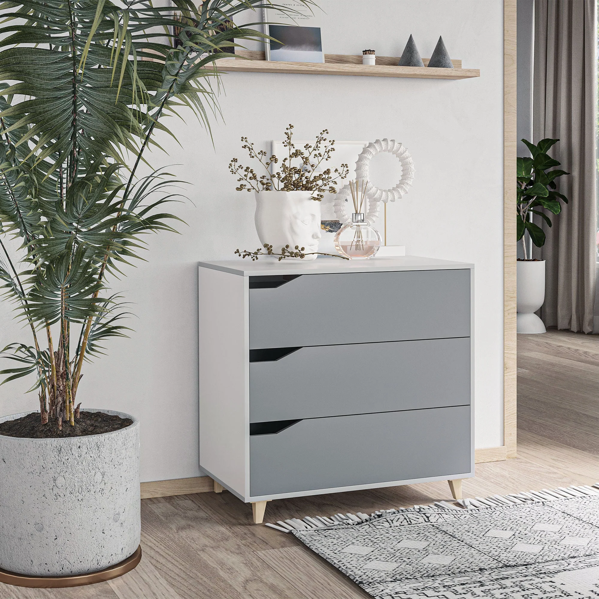 Homcom Drawer Chest - Image 2