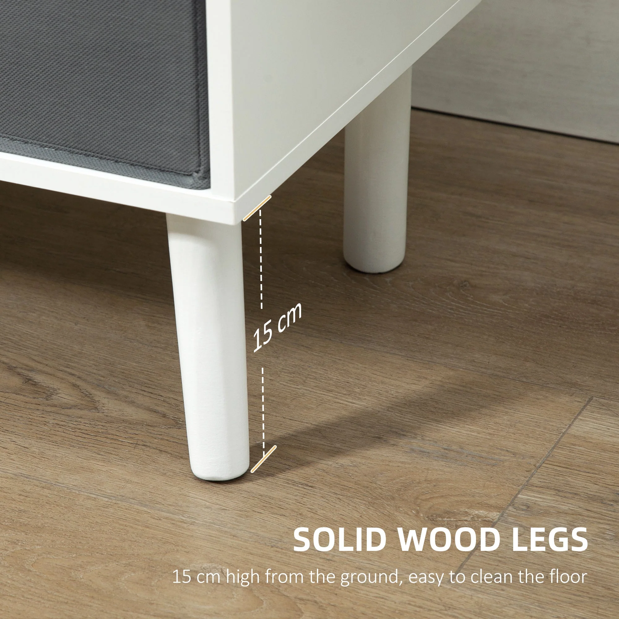 Homcom Fabric Drawer TV Stand - Image 7