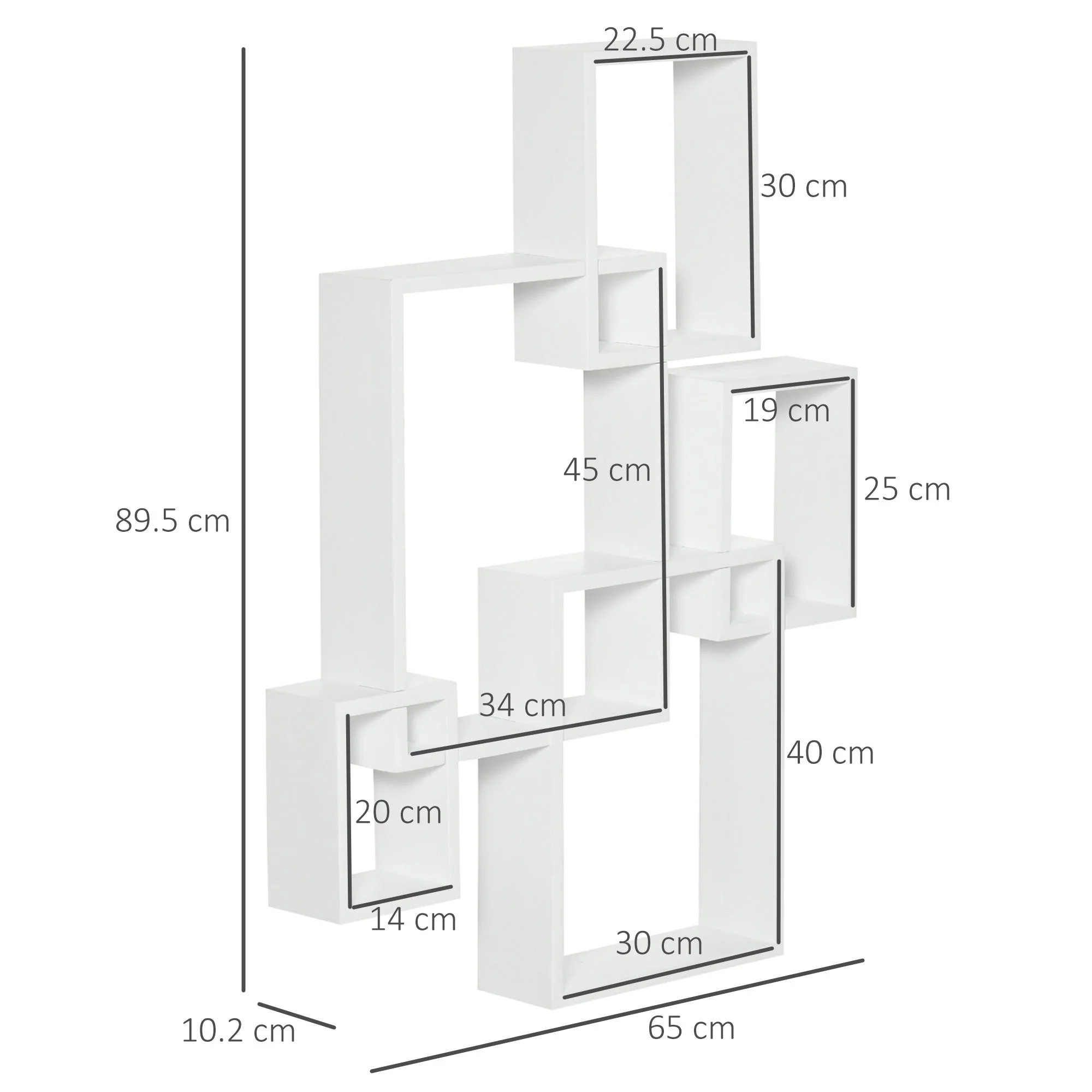 Homcom Floating Shelves - Image 3