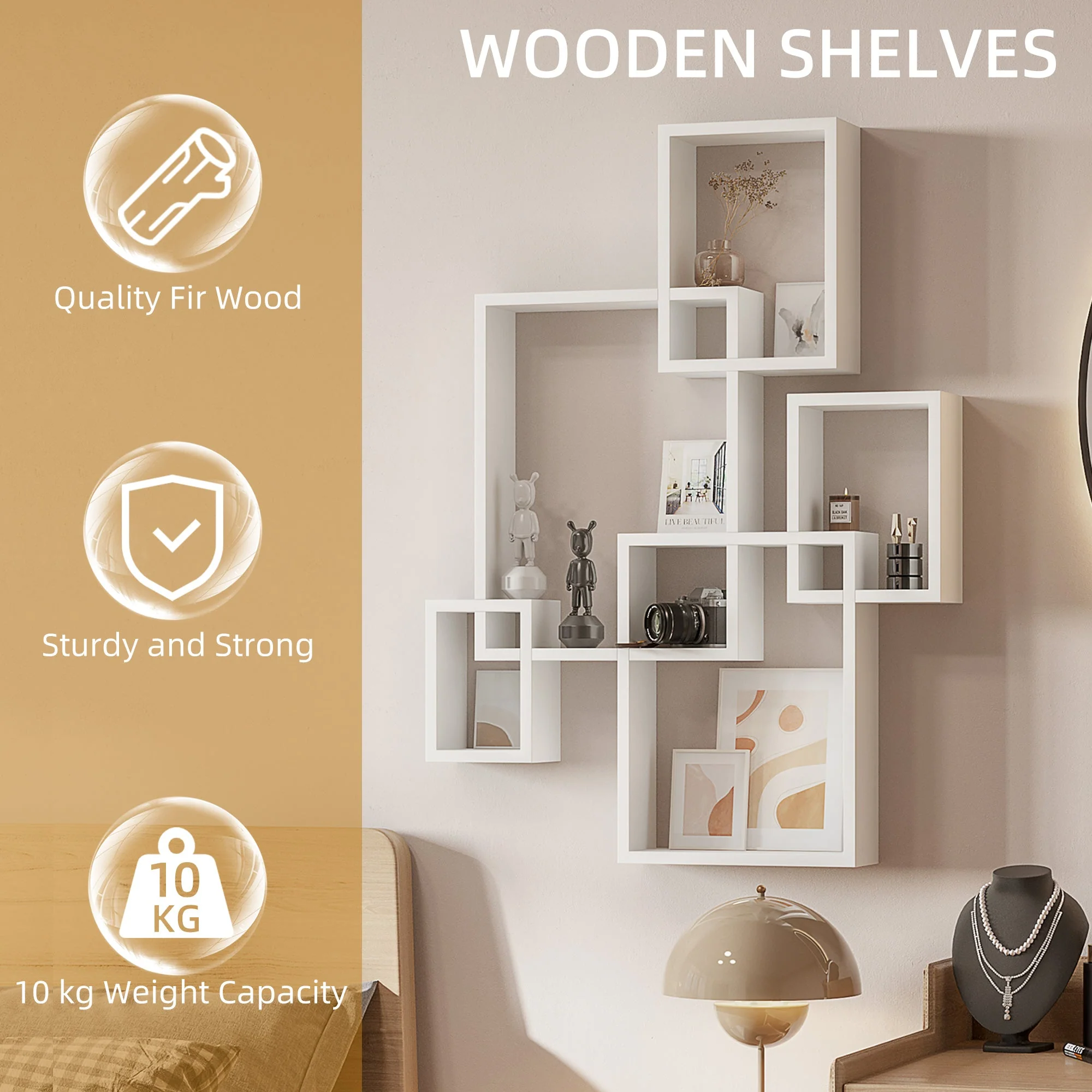 Homcom Floating Shelves - Image 5