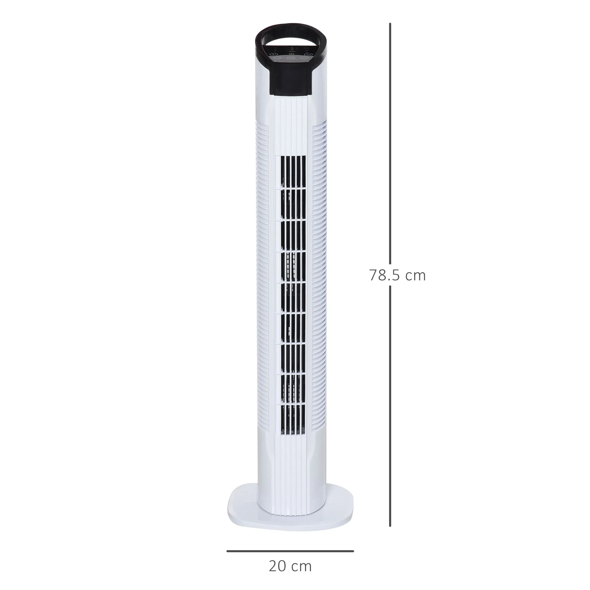 Homcom Freestanding Tower Fan - Image 3