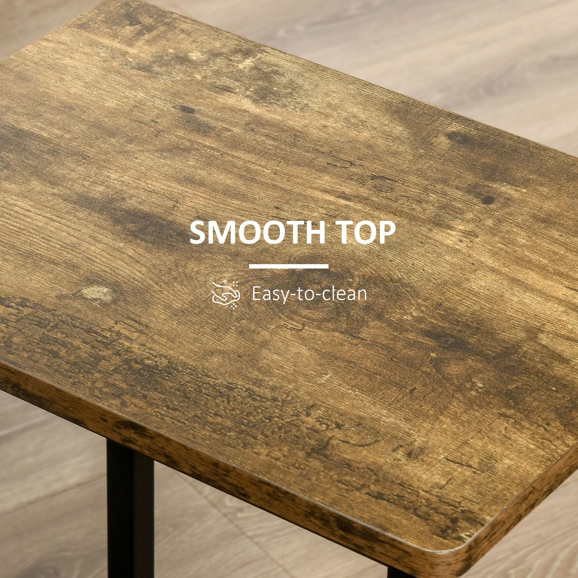 Homcom Industrial Bar Stools - Image 4