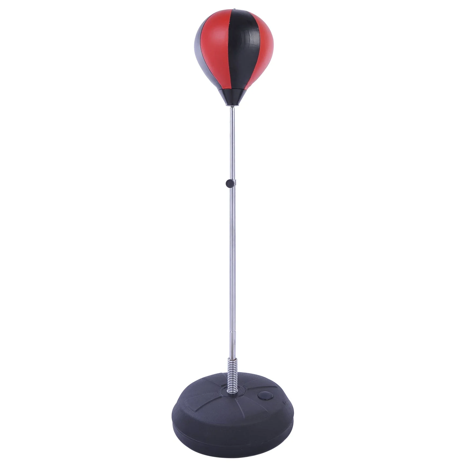 Homcom Kids PU Freestanding Boxing Punch Bag w/ Gloves Black/Red - Image 9