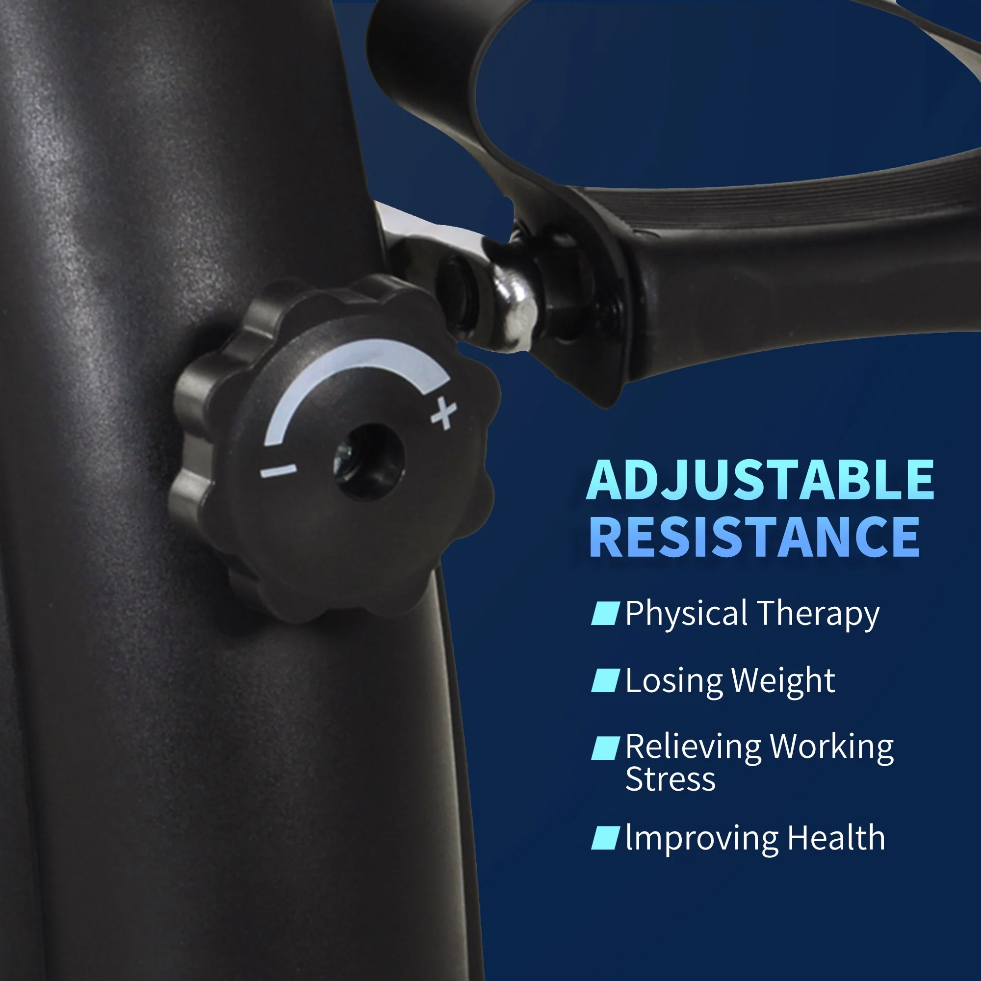 Homcom Mini Exercise Bike Under Desk Bike Fitness W/LCD Display - Image 7