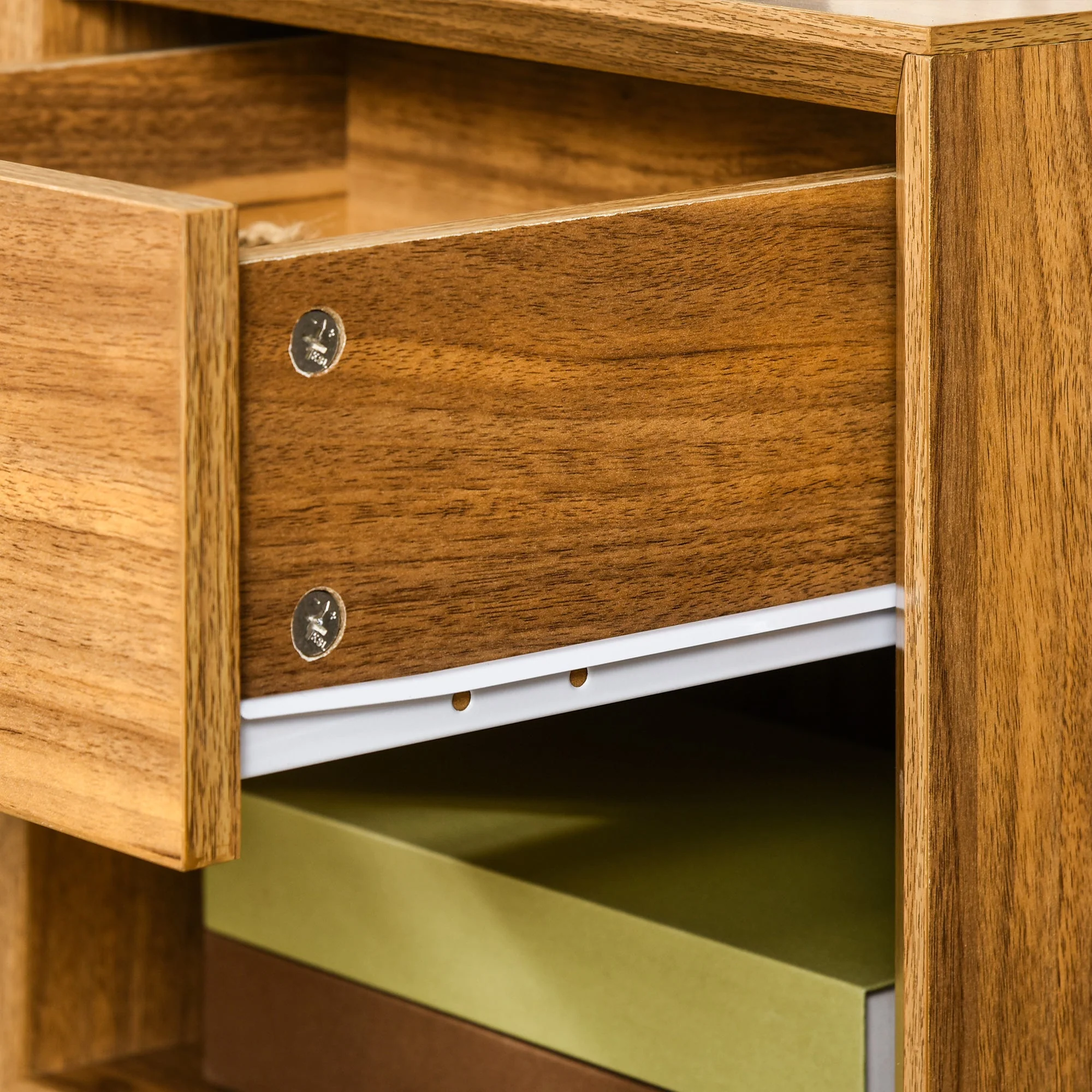 Homcom Modern Bedside Table Nightstand - Image 8