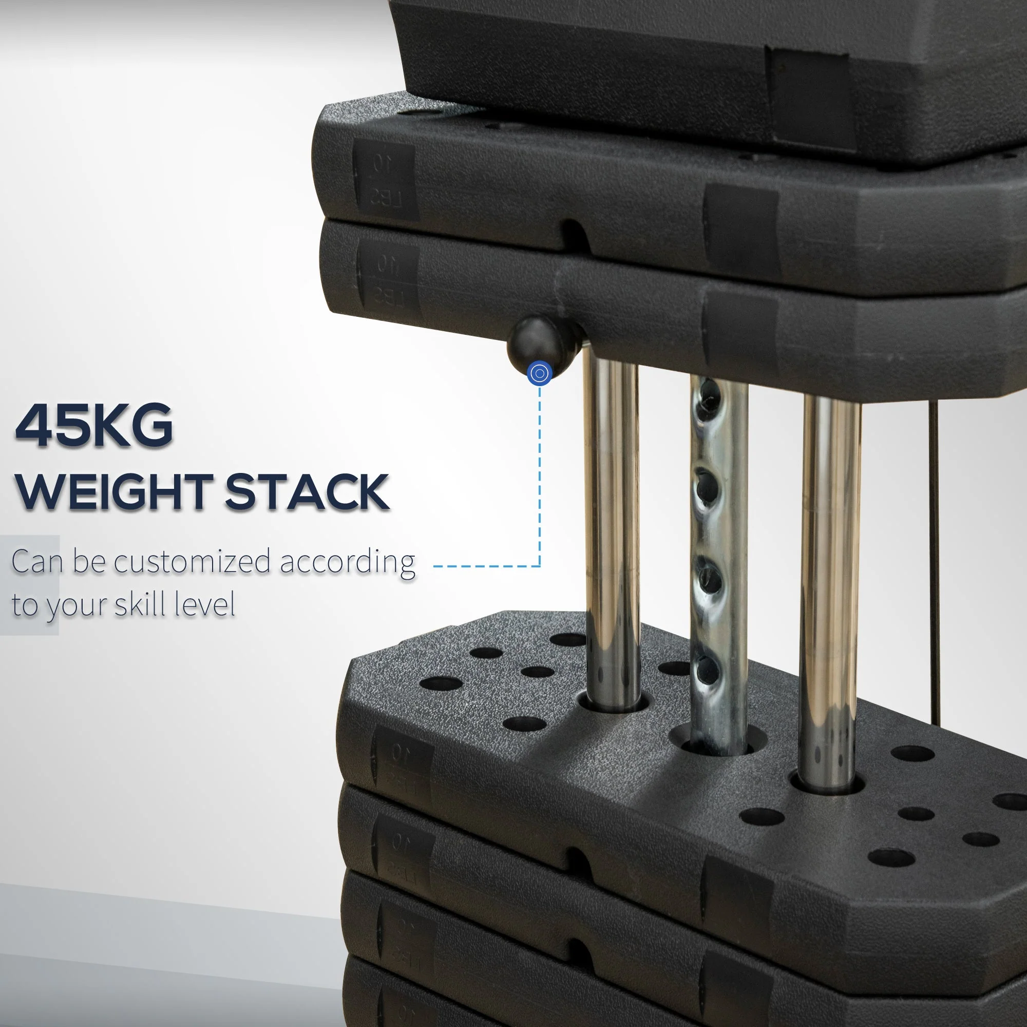 Homcom Multifunction Home Gym Machine - Image 5