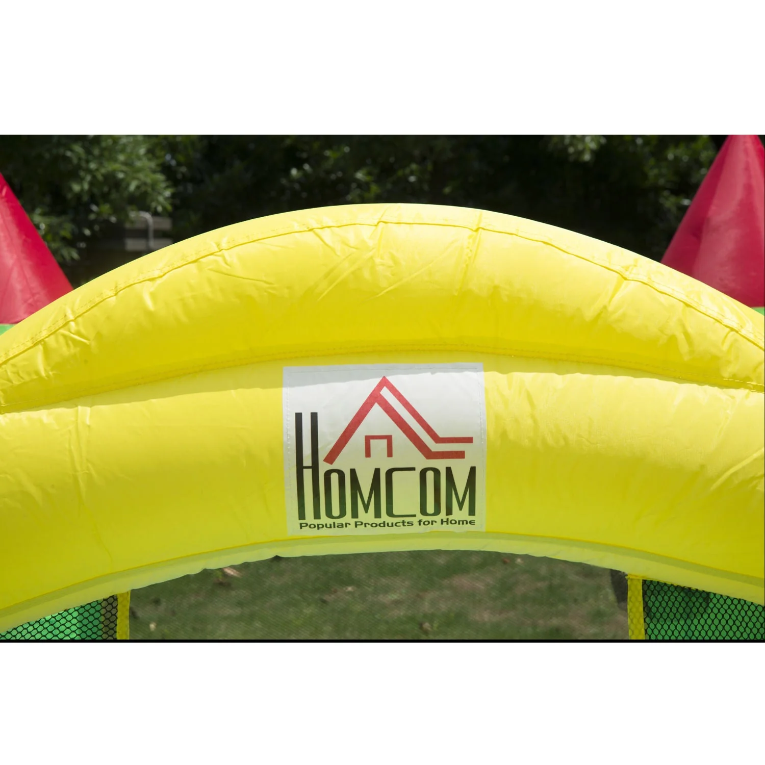 Homcom Nylon Inflatable Bouncy Castle Multi-Colour - Image 8