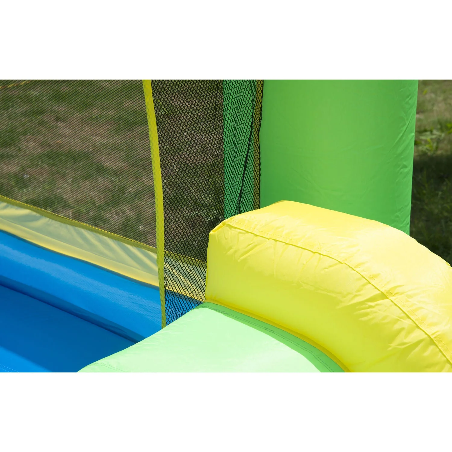 Homcom Nylon Inflatable Bouncy Castle Multi-Colour - Image 9