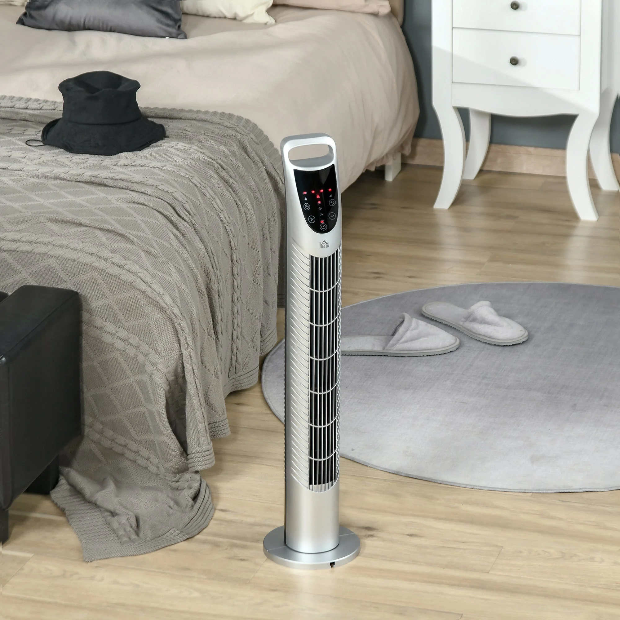 Homcom Oscillating Tower Fan With Remote Control - Image 2