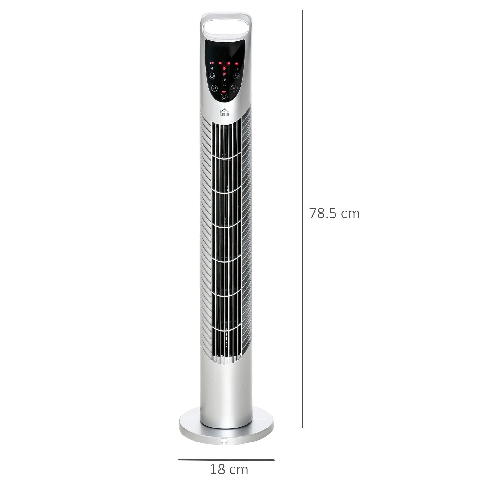 Homcom Oscillating Tower Fan With Remote Control - Image 3