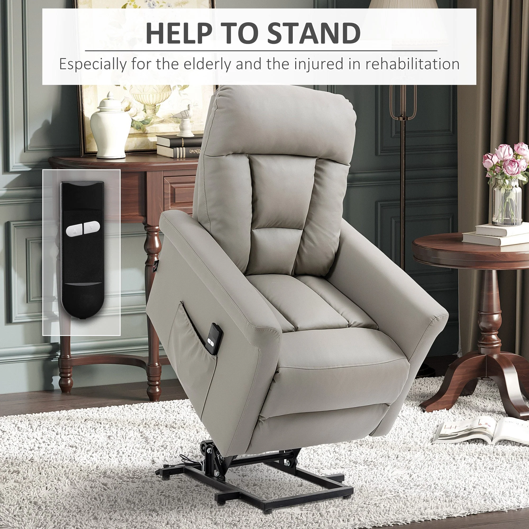 Homcom Power Lift Chair - Image 5