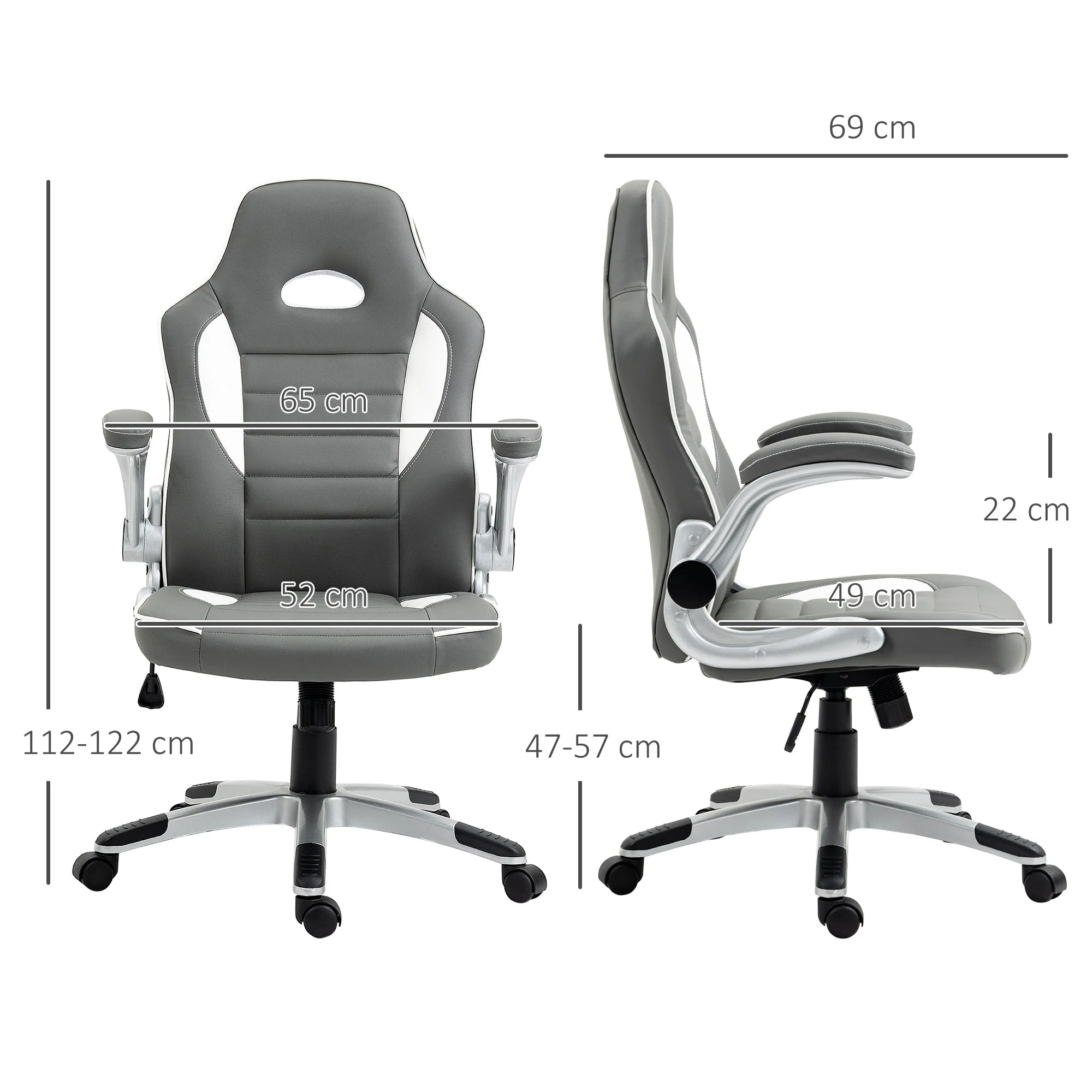 Homcom Racing Gaming Chair - Image 3
