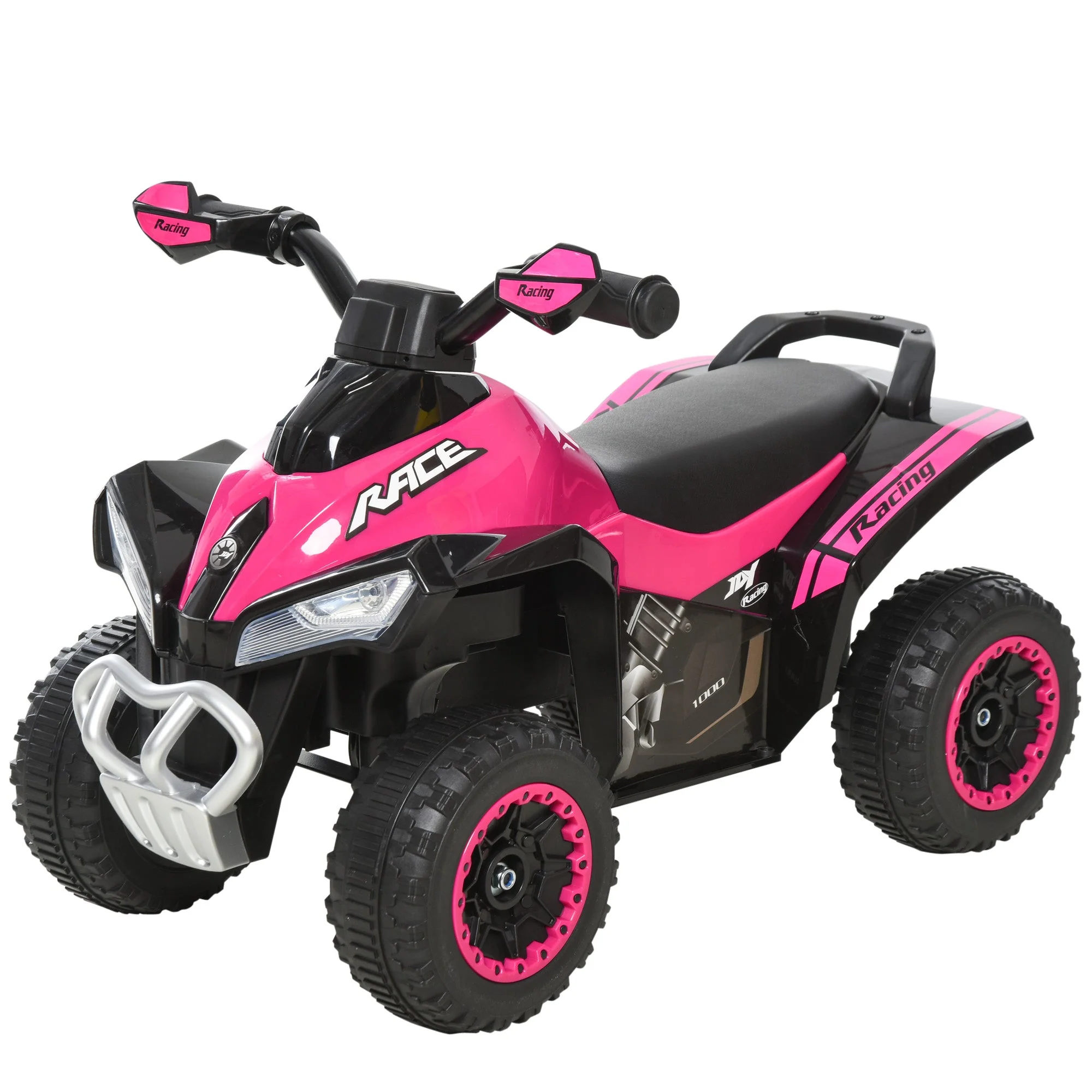 Homcom Ride on Toy for Kids 4 Wheel Foot-to-Floor Sliding Walking Car Toy Motorcycle Baby Walker Toddler Toys for for 18-36 Months Boys and Girls - Image 7