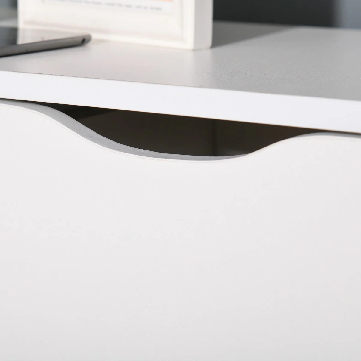 Homcom Sideboard Floor Cabinet Storage Cupboard with Drawer for Bedroom - Image 7