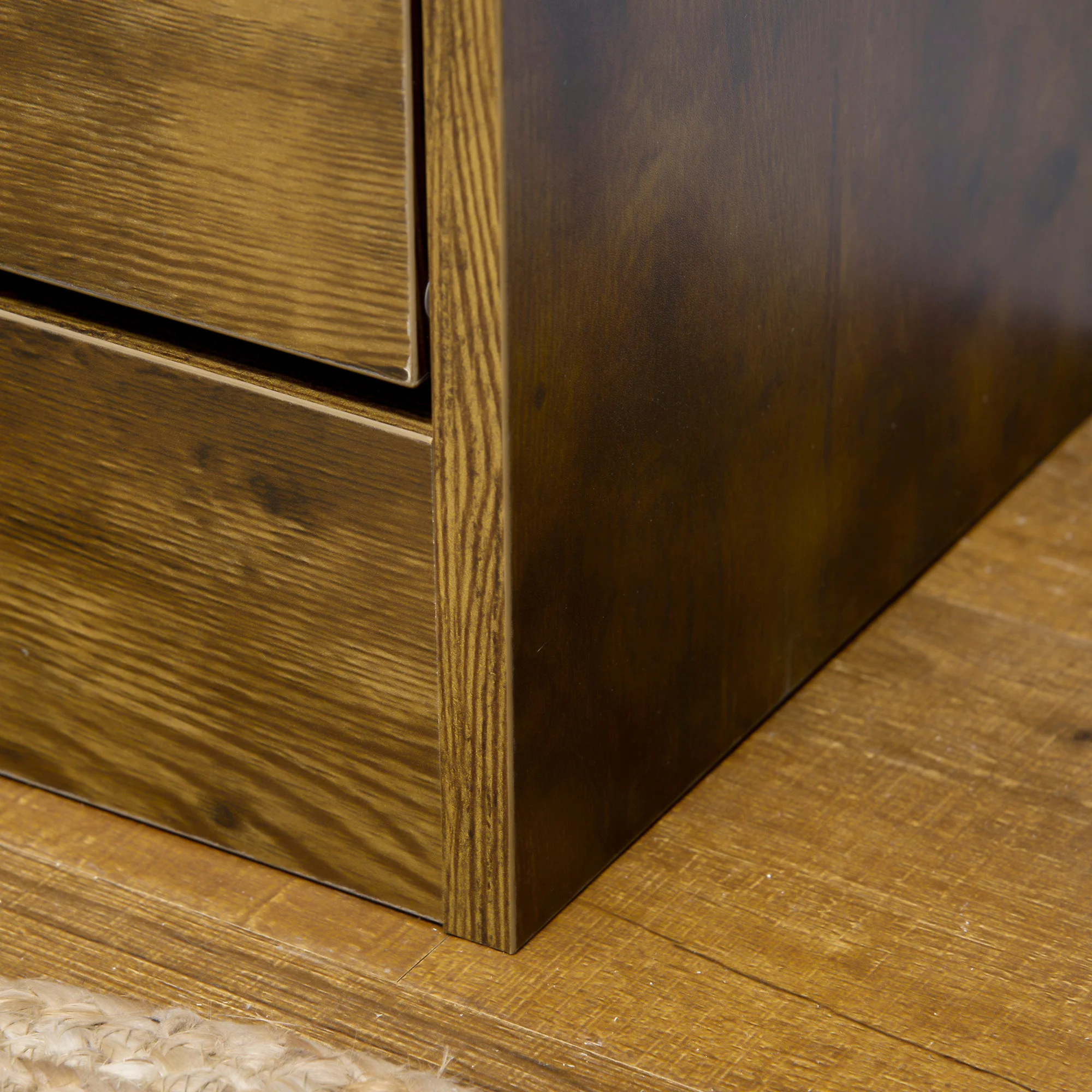 Homcom Slim Two-Drawer Shoe Cabinet - Image 8