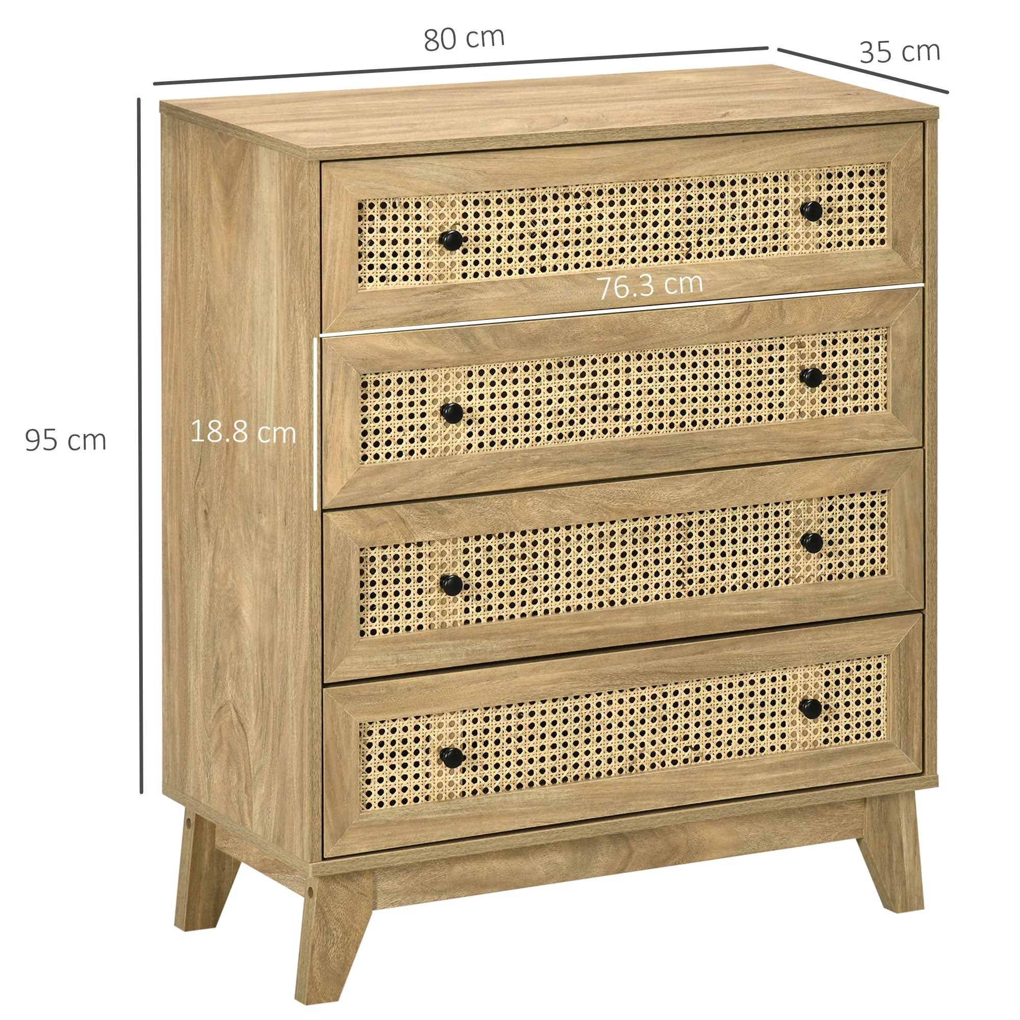 Homcom Storage Cabinet - Image 2