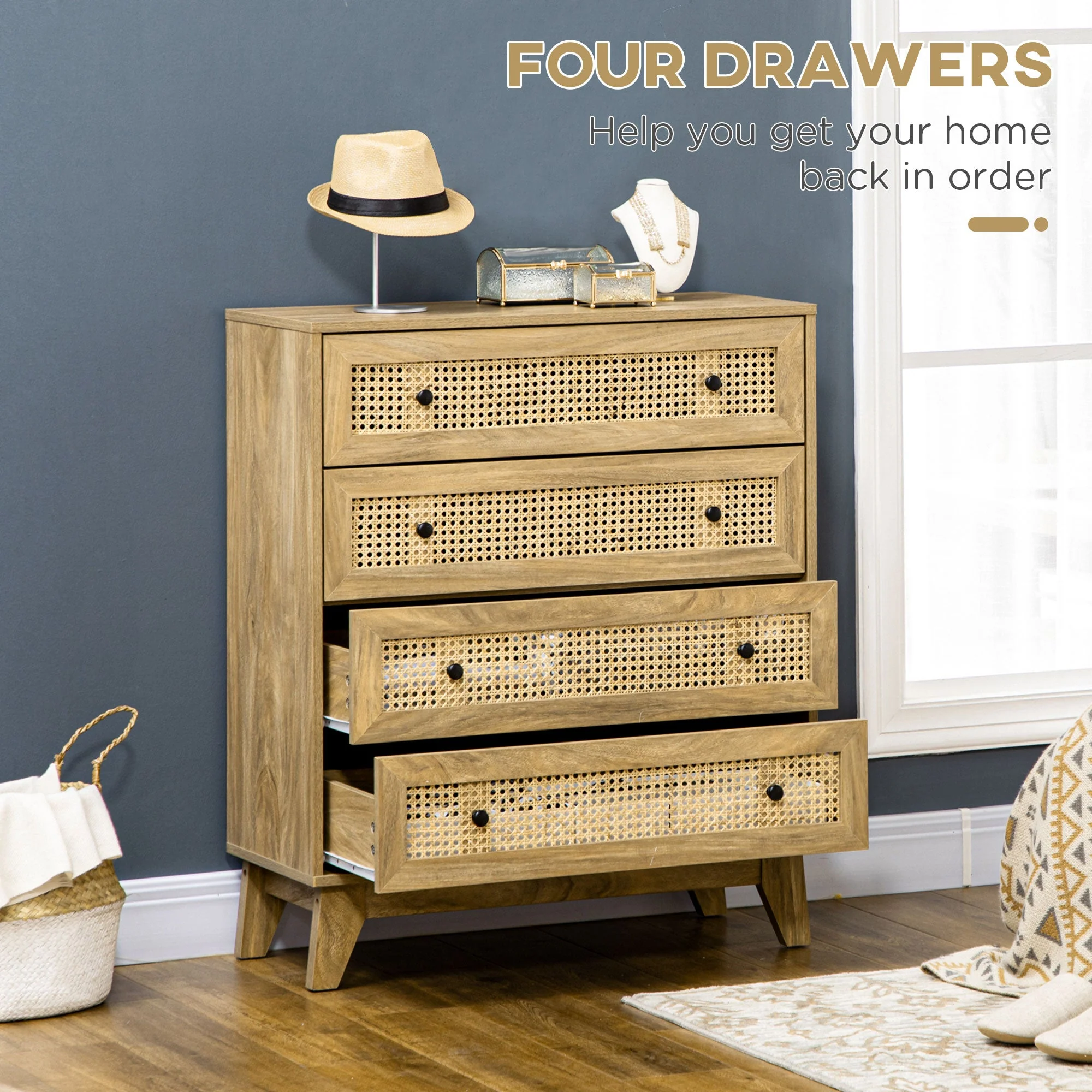 Homcom Storage Cabinet - Image 4