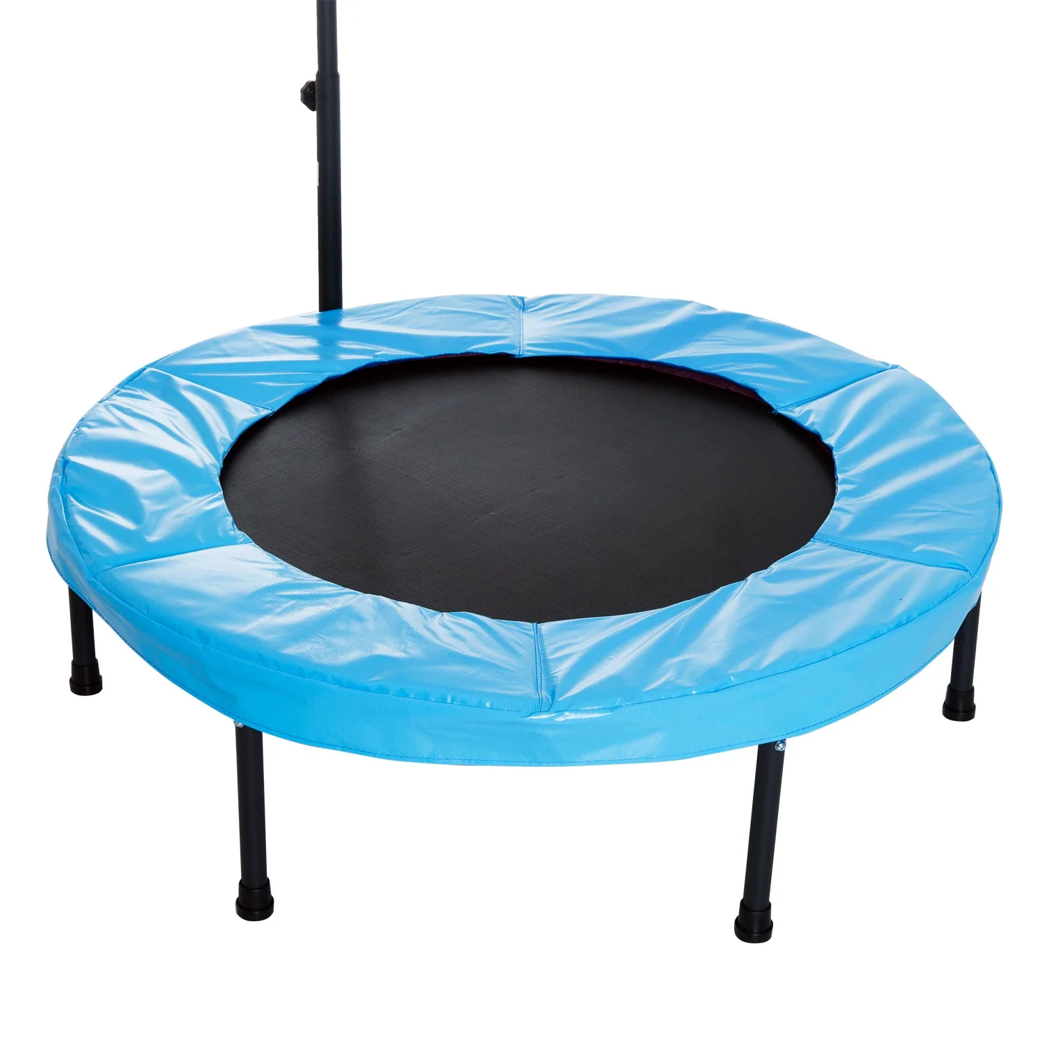 Homcom Trampoline Rebounder w/ Adjustable Handle for Children and Adults Blue - Image 8