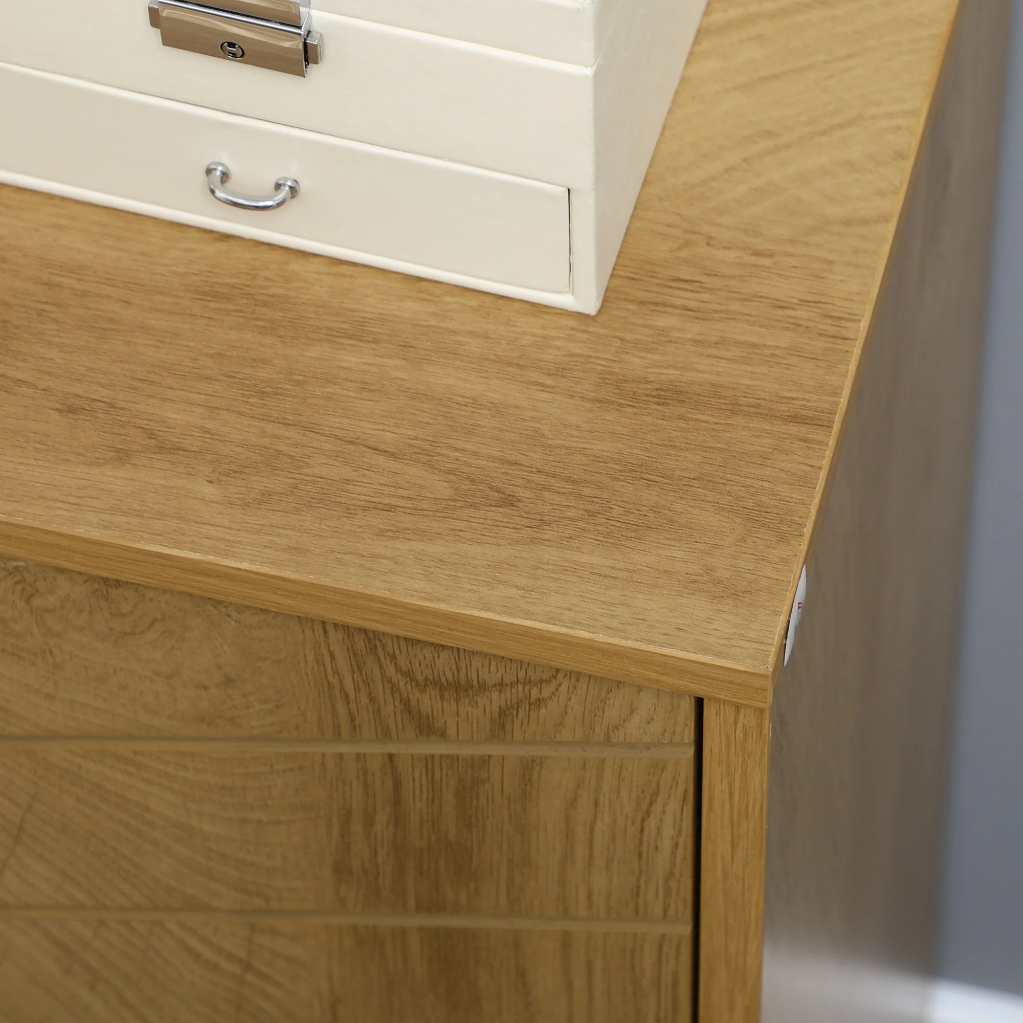 Homcom Vintage-Look Freestanding Sideboard With Inner Shelf - Image 8