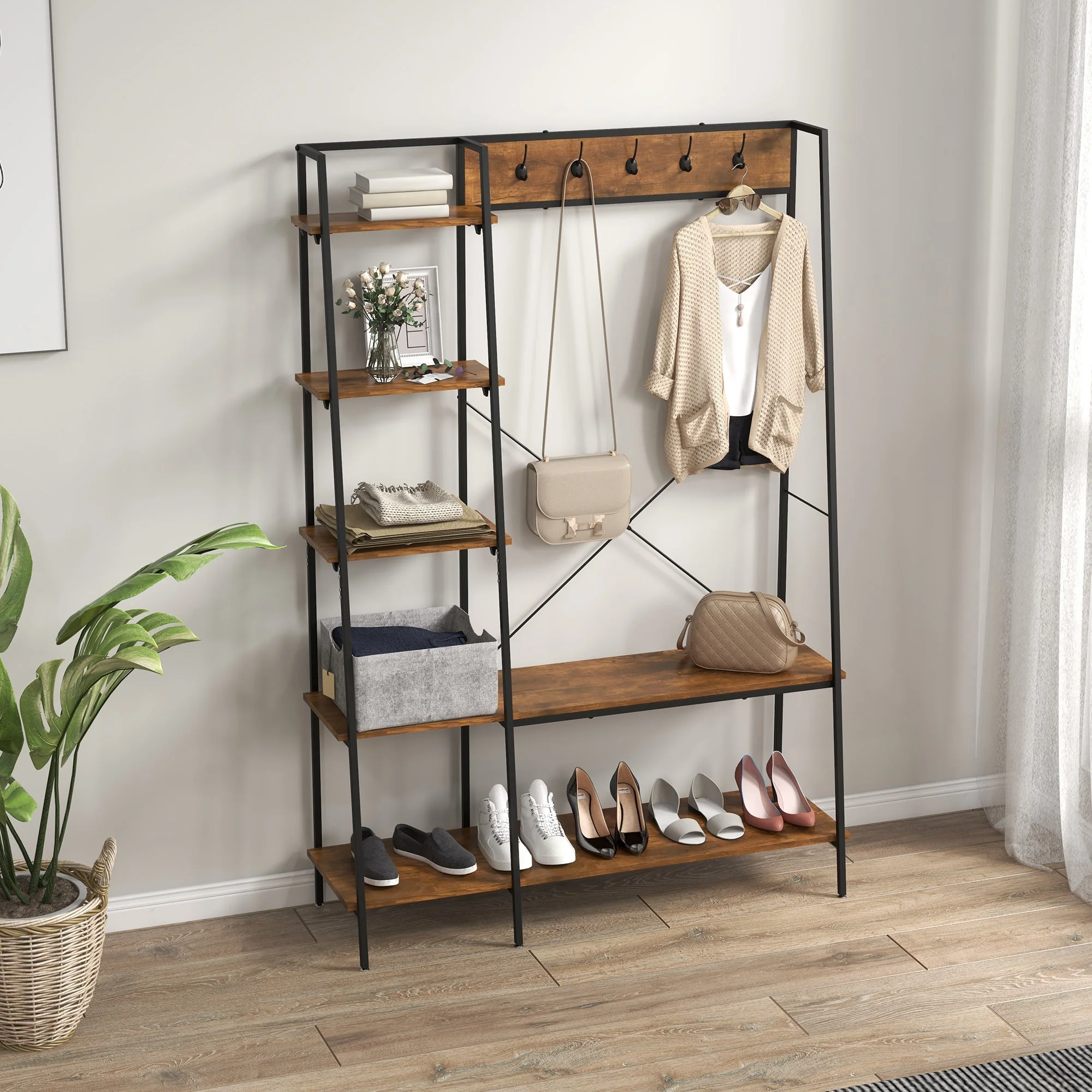 Industrial Coat Rack Stand - Image 2