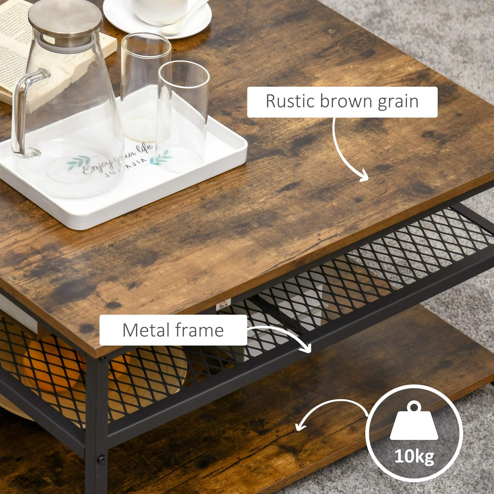 Industrial Coffee Table - Image 5