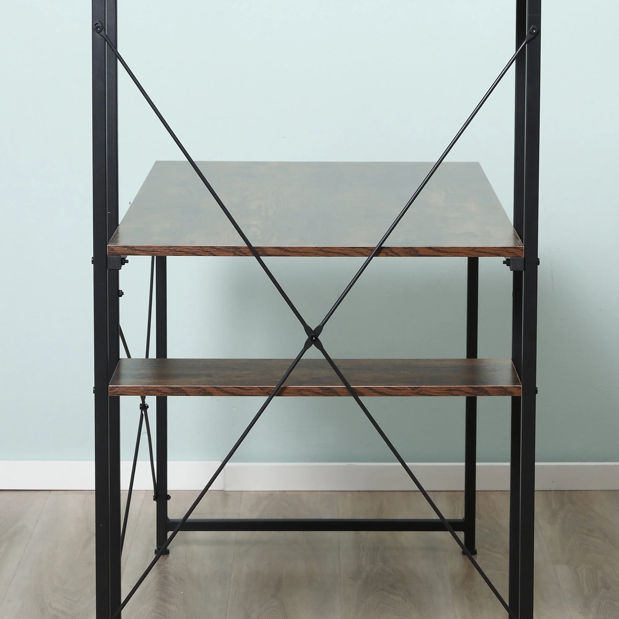 Industrial Computer Desk with Storage - Image 9