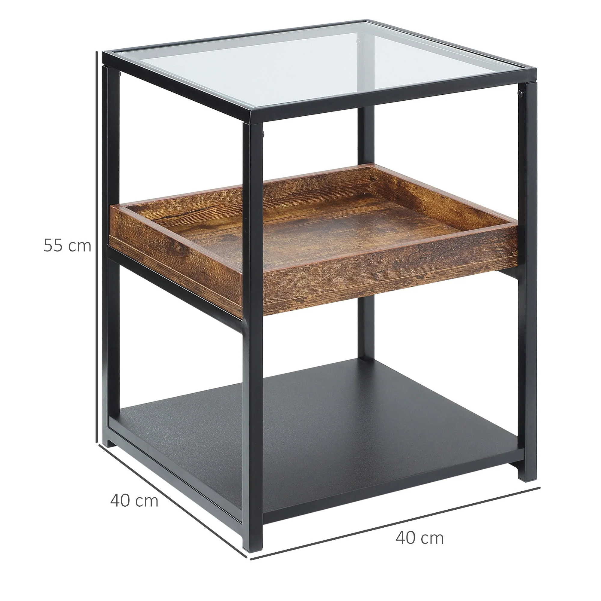 Industrial Side Table - Image 2