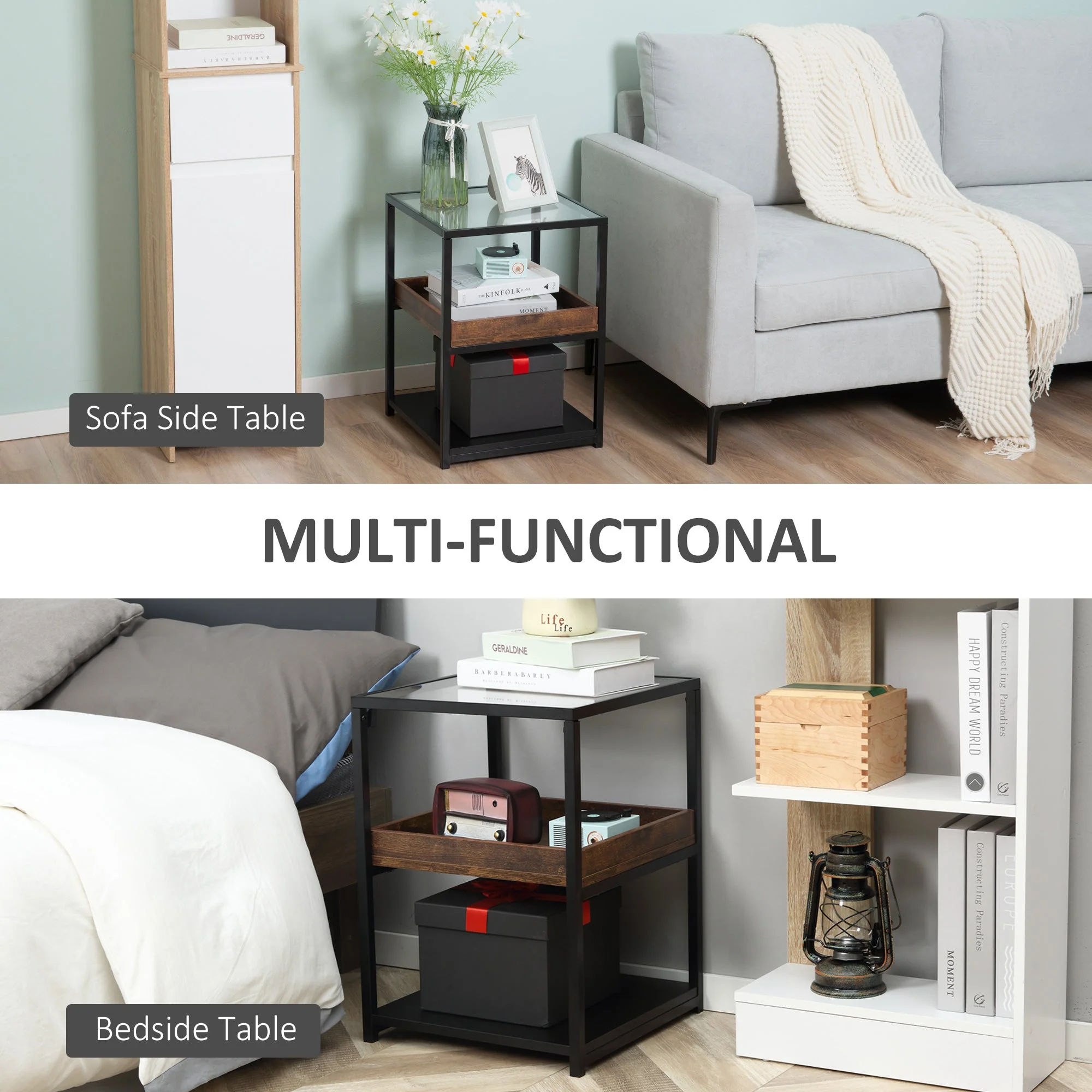 Industrial Side Table - Image 6