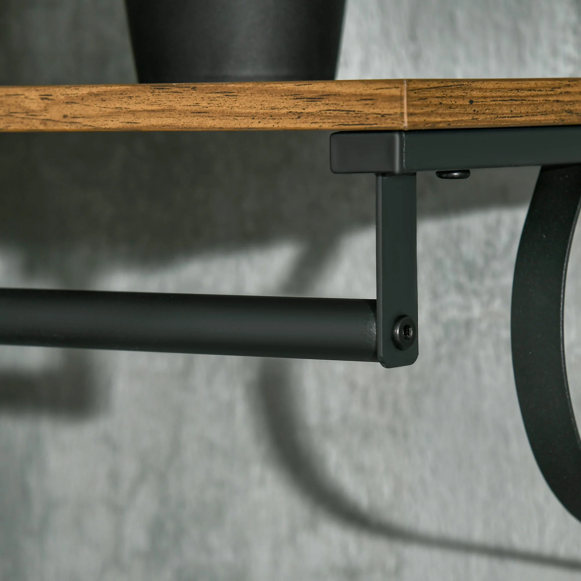 Industrial-Style Floating Wall Shelf - Image 7