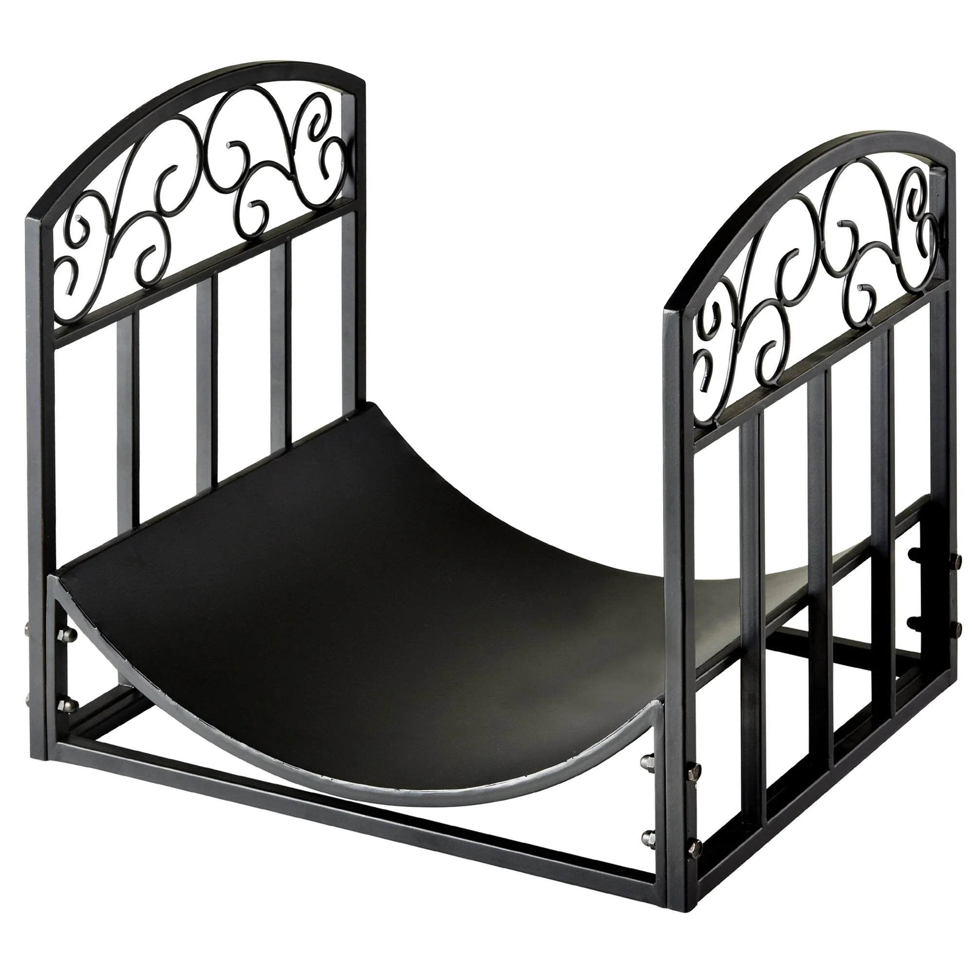 Iron Arched Log Rack Black - Image 2