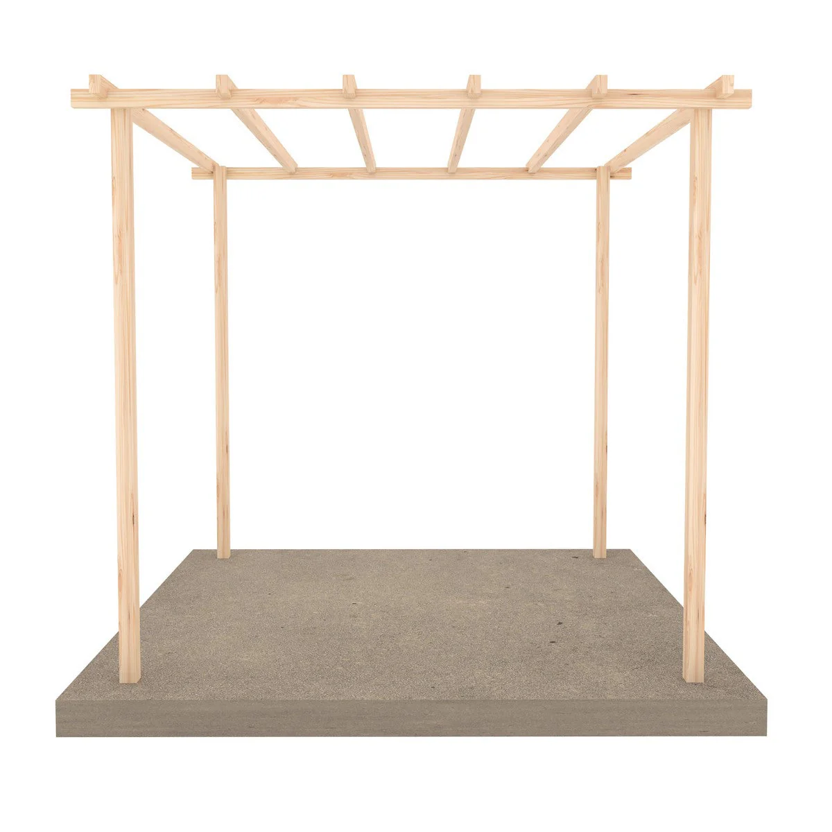Ivy Garden Pergola by Shire Slatted - Image 4