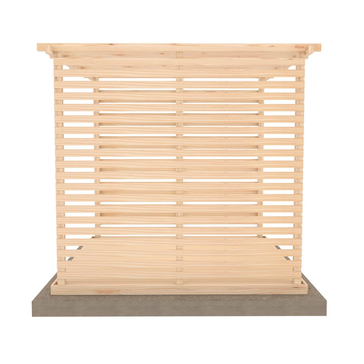 Ivy Garden Pergola with Decking & Sides by Shire Slatted - Image 2