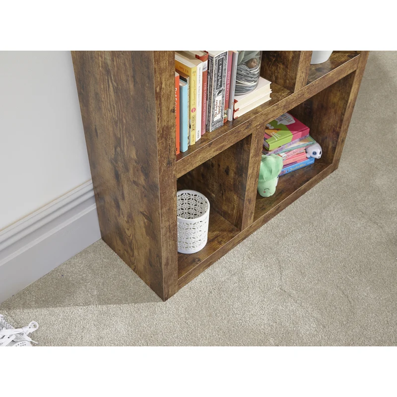 Jakarta Tall Bookcase Brown 8 Shelves - Image 4