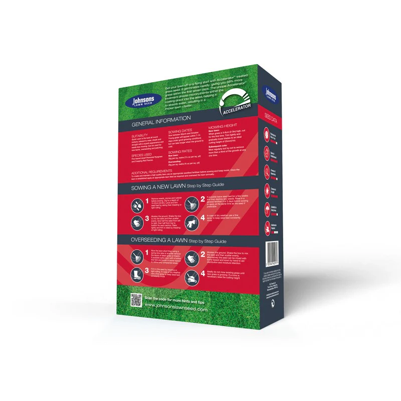 Johnsons 1kg Quick Lawn Seed Accelerator - Image 2