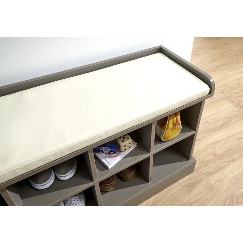 Kempton Shoe Storage Grey 8 Shelves - Image 3